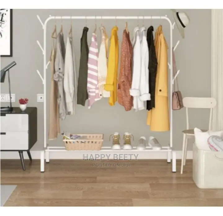 #Metallic Cloth Rack