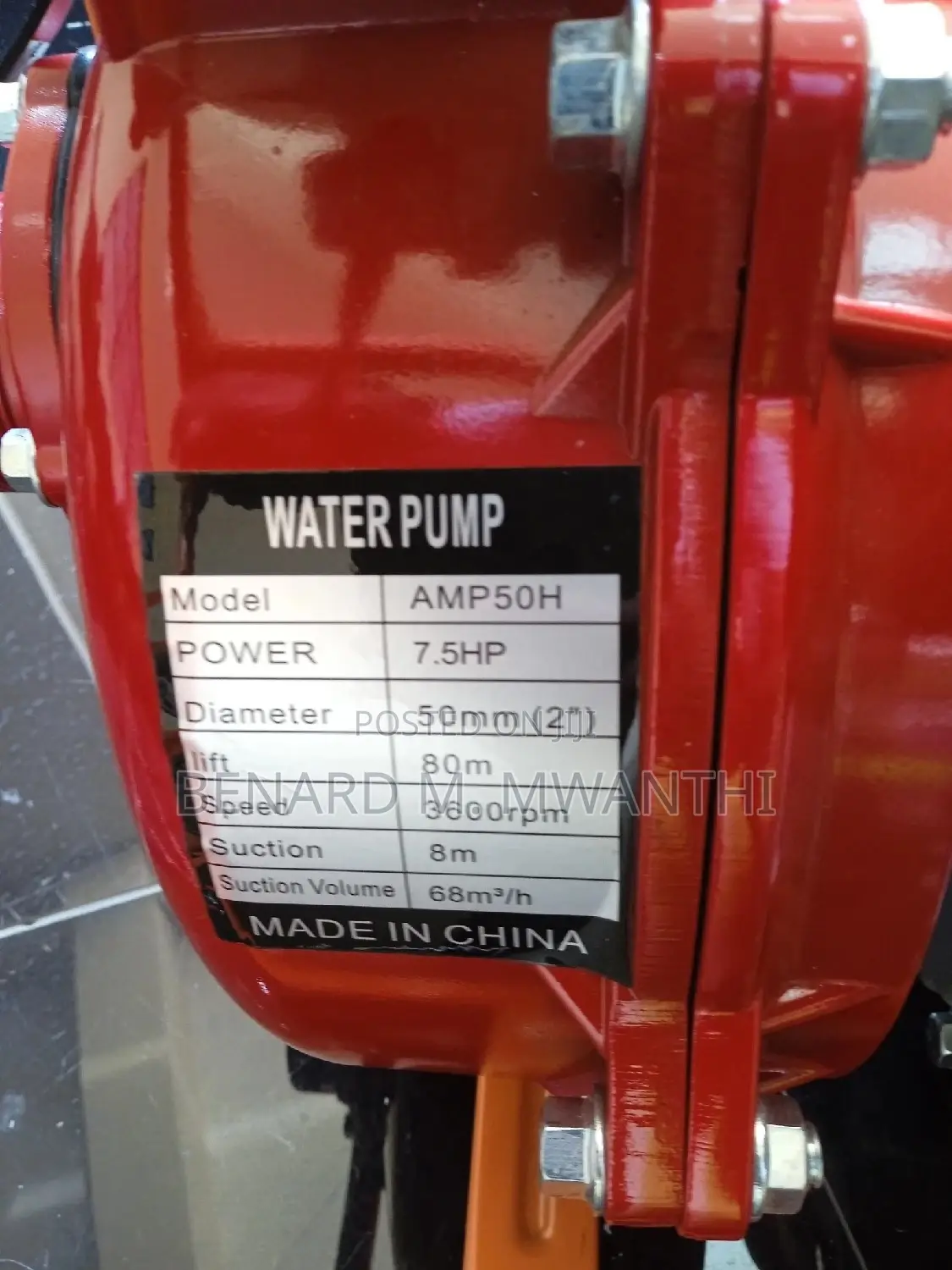 Water Pump High Pressure