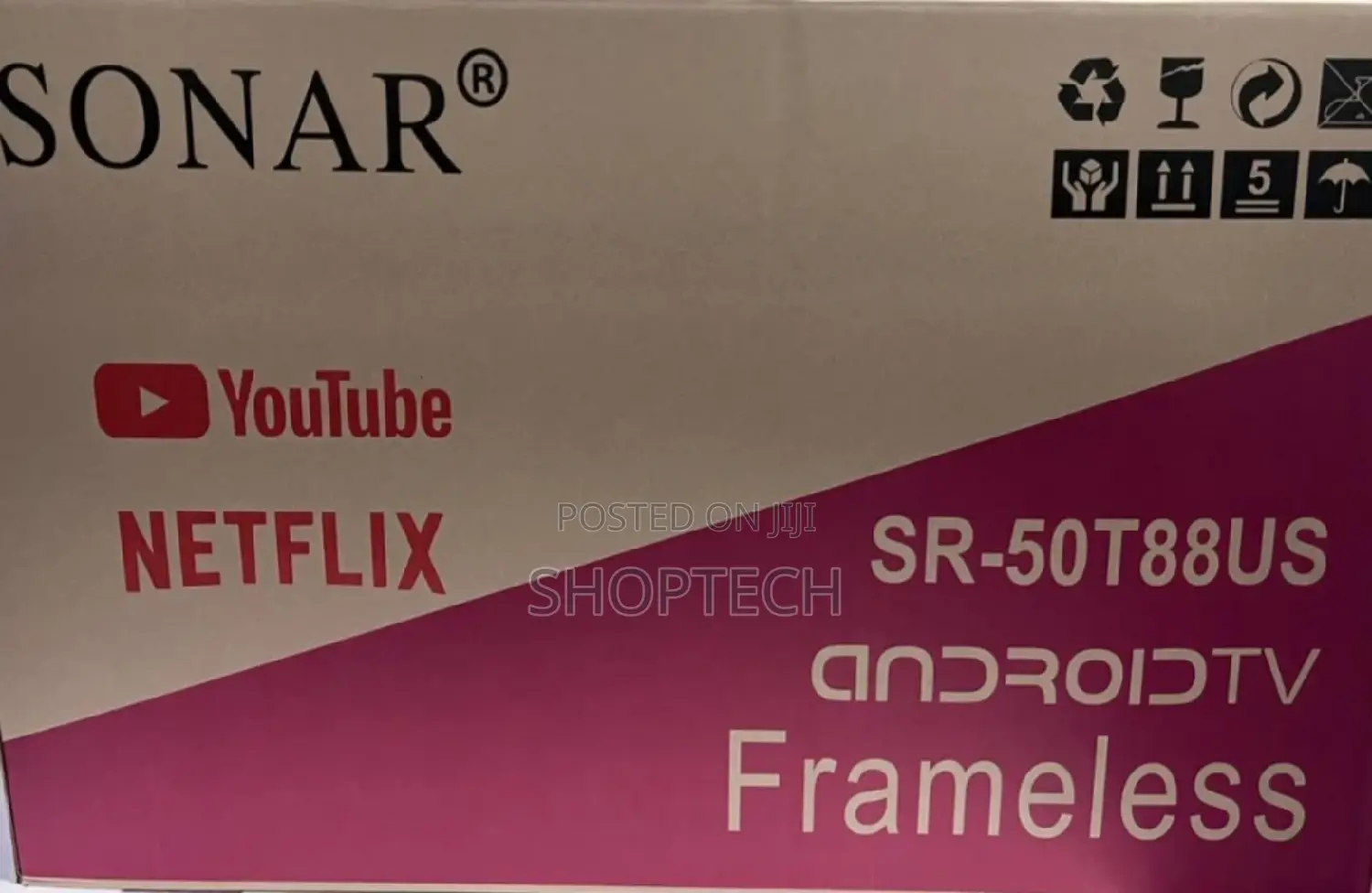 Sonar 50 Inches Smart Android Digital Tv.