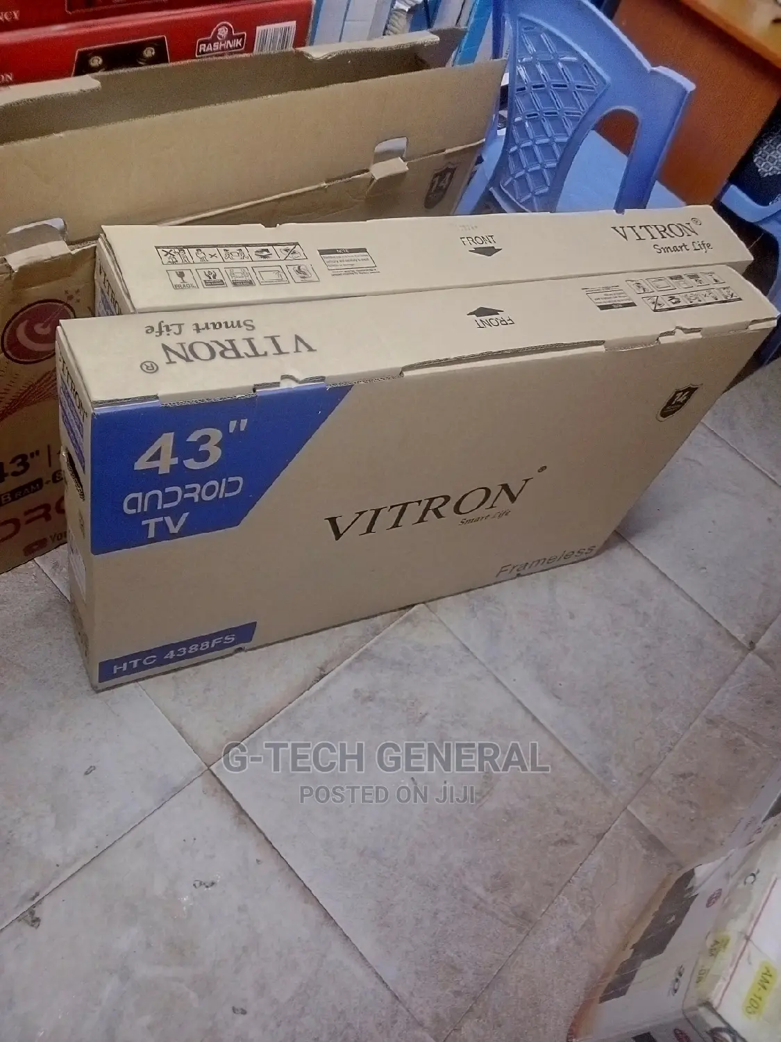 Vitron 43 Inch Tv Smart Android Tv Netfix,Youtube Tv