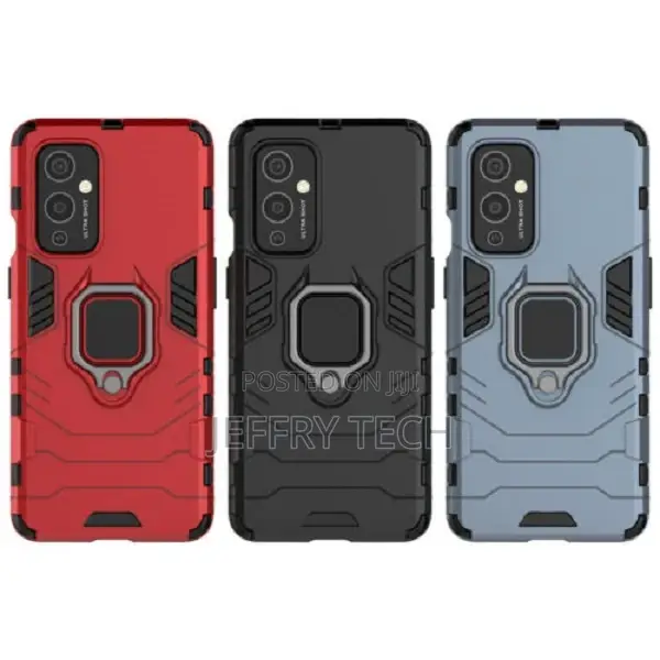 Oneplus 9 / 9 Pro Case Metal Ring Kickstand Shockproof Phone