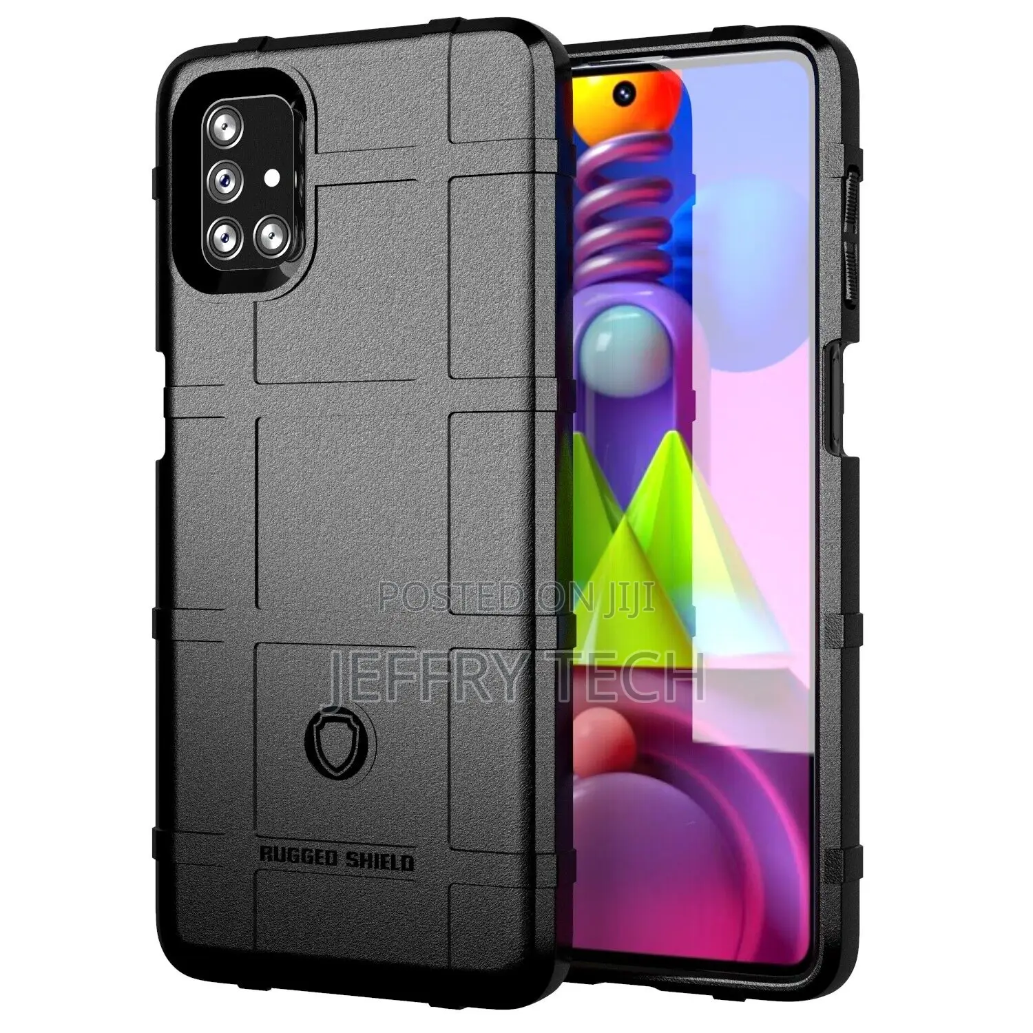 Samsung Galaxy M51 Case Rugged Armor Shockproof Flexible TPU