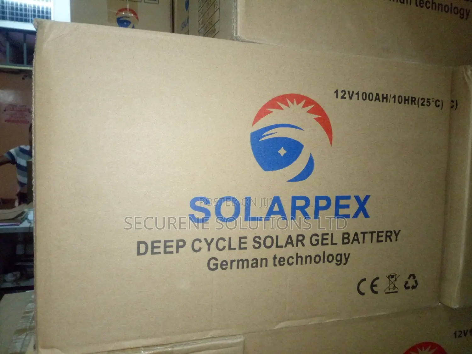 Solarpex 100ah Backup Battery