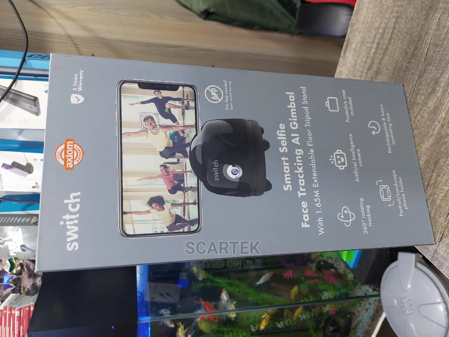 Smart Selfie Face Tracking AI Gimbal With Tripod Stand (New)