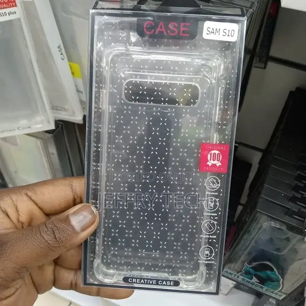 Samsung Galaxy S10 “Crystal Clear Series” Phone Case Back Co