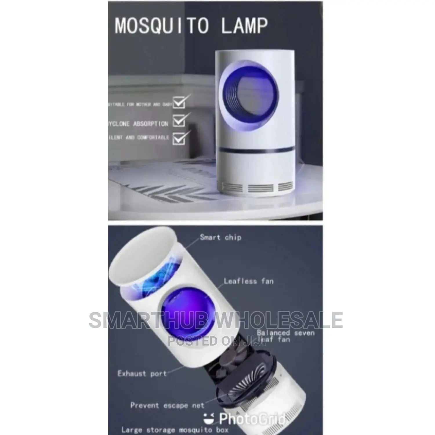 Silent Mosquito Killer/Repellent Lamp
