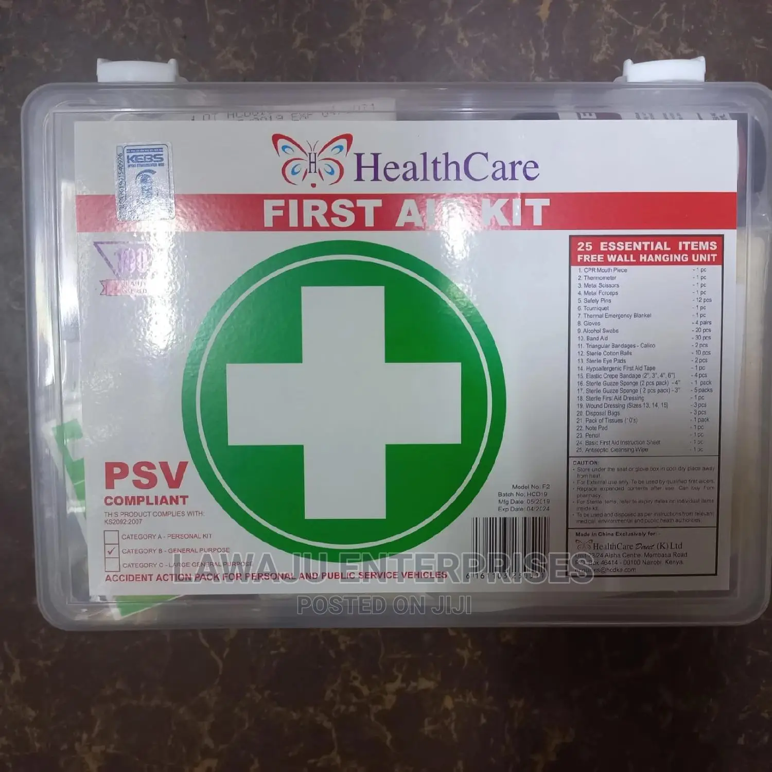 First Aid Kit - 25 Essential Items