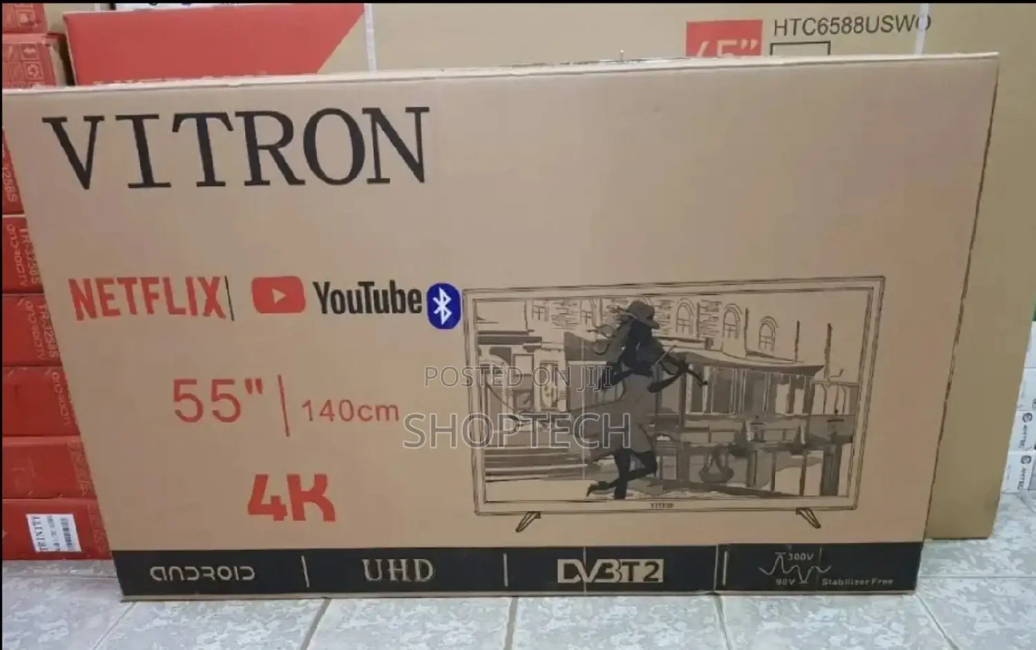 Vitron 55 Inches Smart Android Tv.