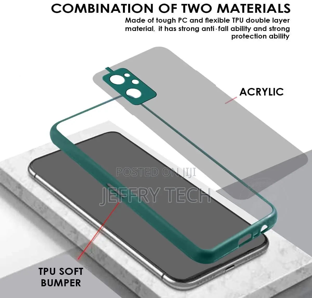 Back Cover Case for Realme 9i (Camera Protection | Smoke Tra