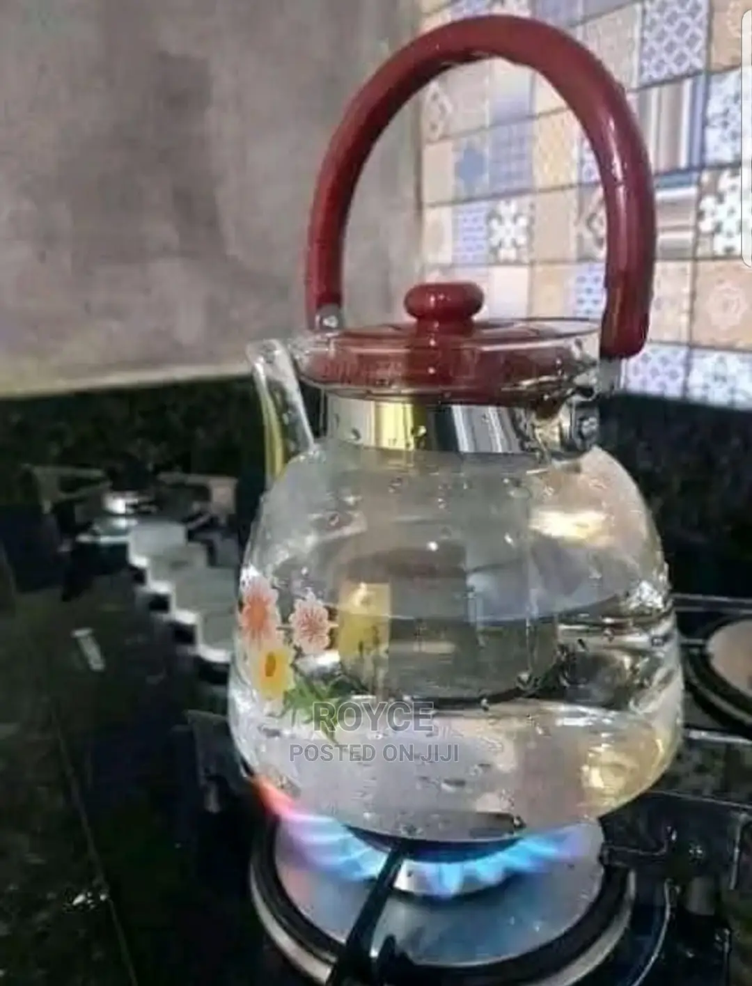 Heat Resistant Tea / Coffee Glass Infuser Pot_2200ml