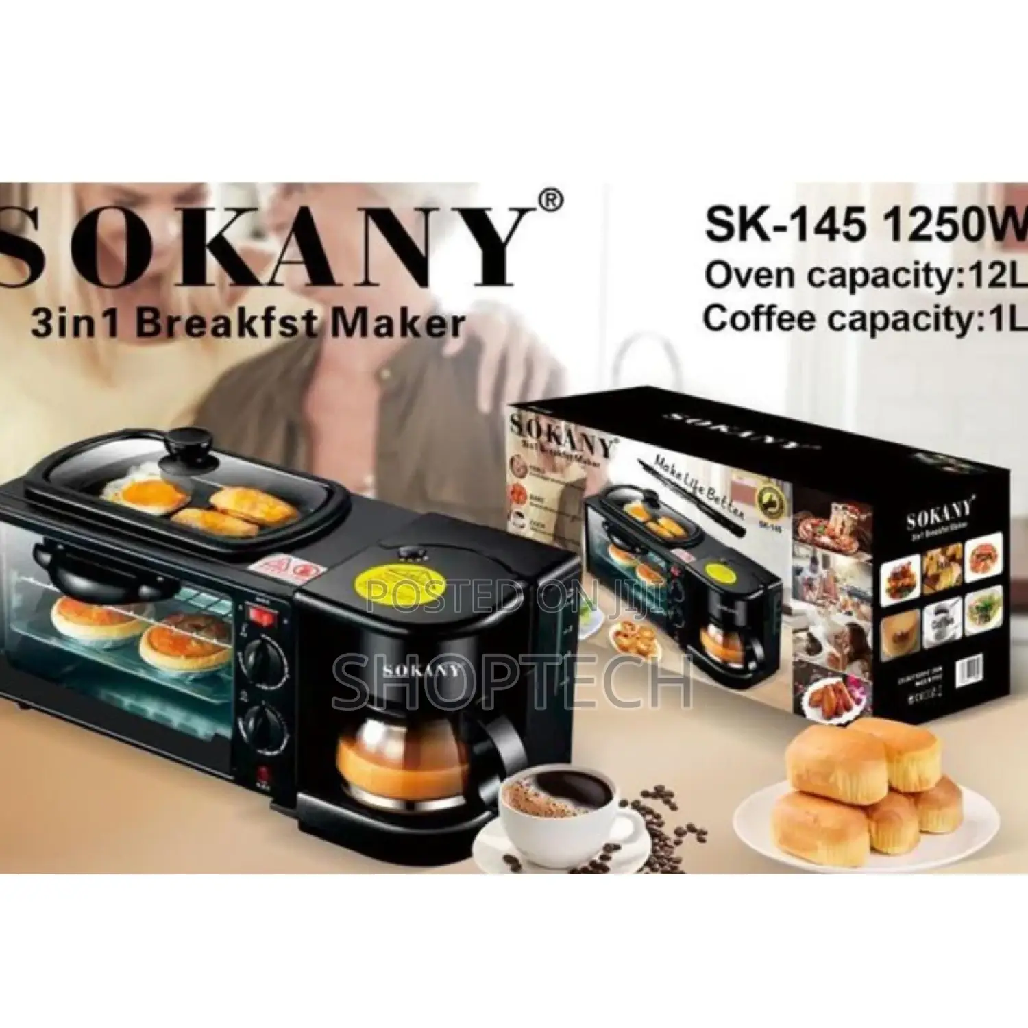 3 In1 Sokany Breakfast Maker