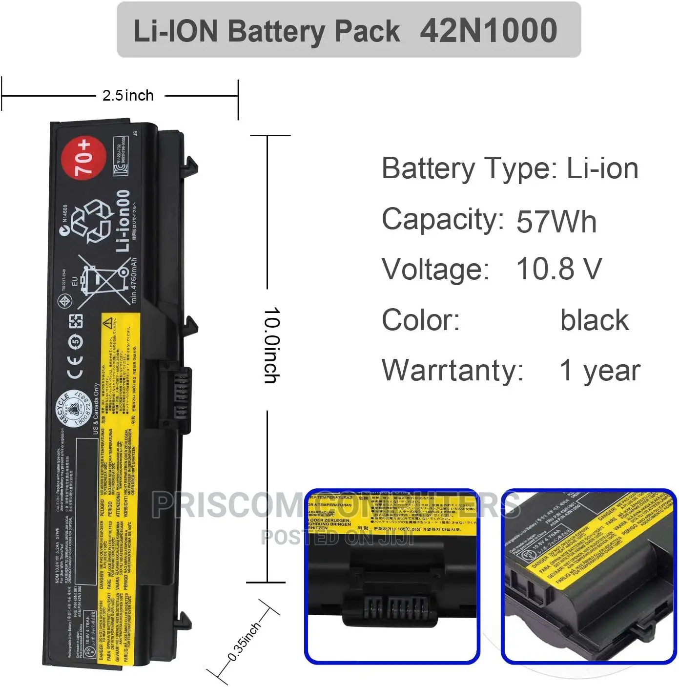 Lenovo T430 T520 Battery