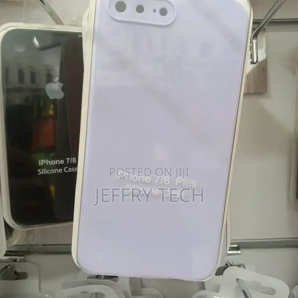 Back Cover for Apple iPhone 8 Plus (Black, Shock Proof, Sil