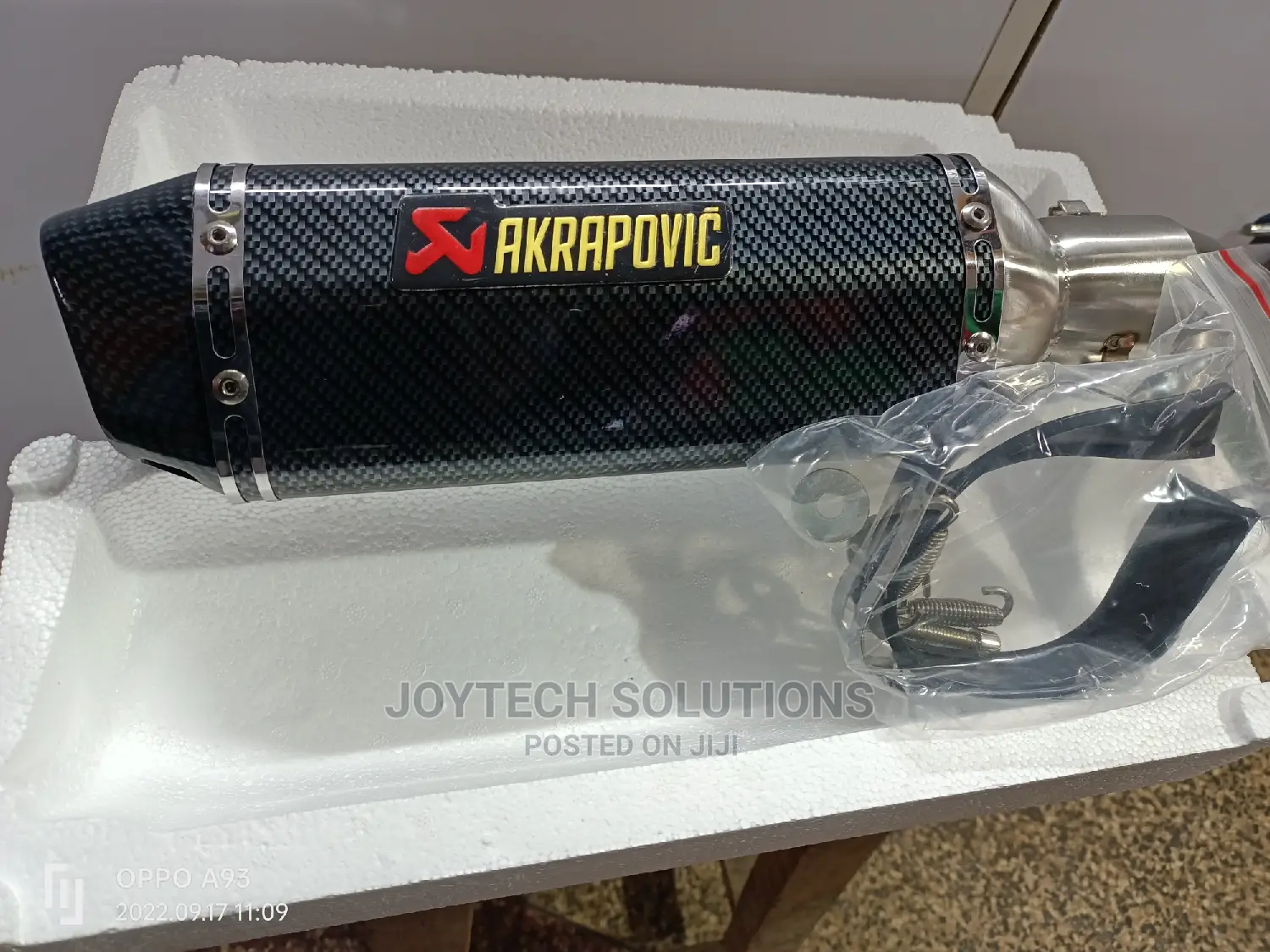 Motorcycle Exhaust System. Akrapovic With Dp Killer.