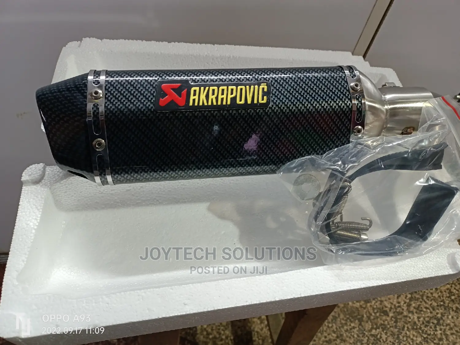 Motorcycle Exhaust System. Akrapovic With Dp Killer.