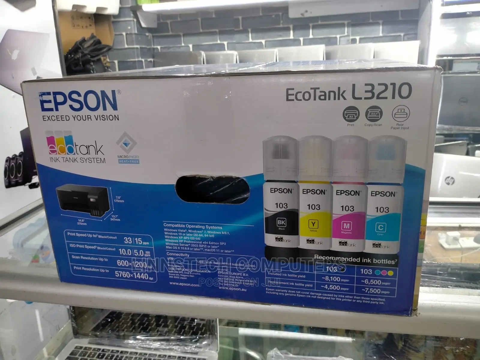Epson Ecotank L3210 All in One Colored Printer