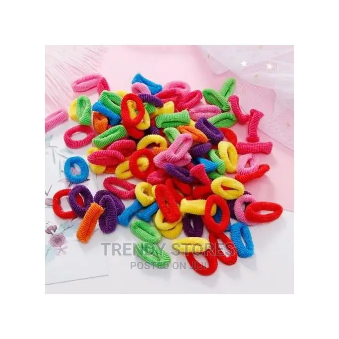 50pcs Colorful Small Elastic Hair Bands