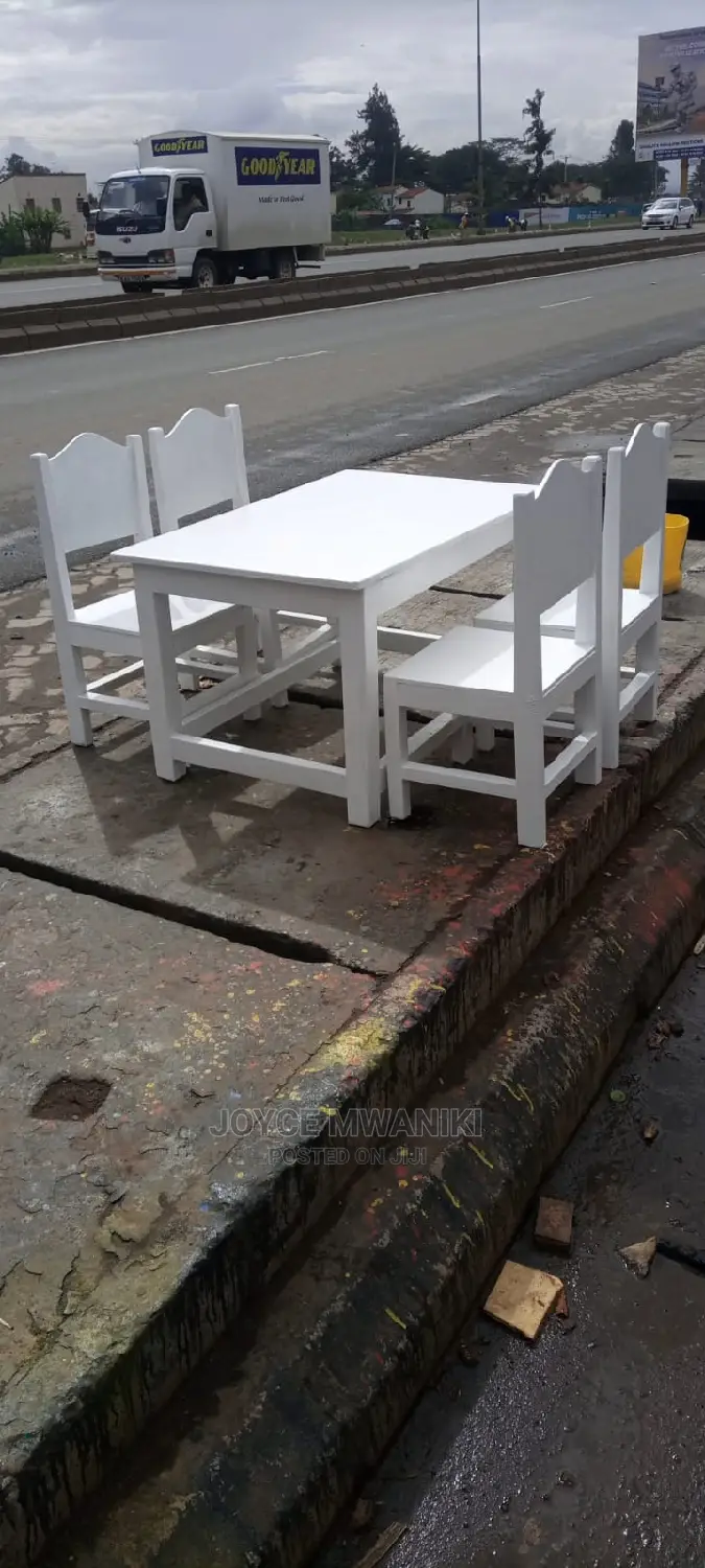 Set of Kindergarten Chairs and Table