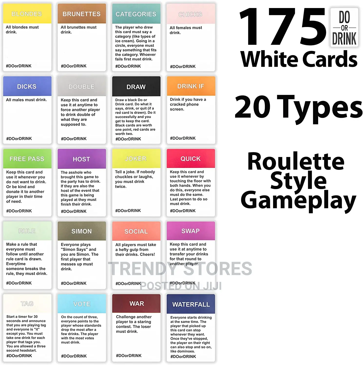 Do or Drink Party Card Game