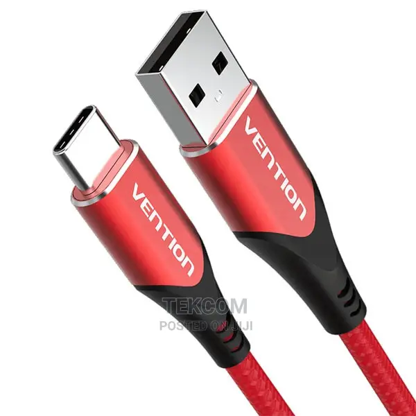 Vention Usb-C to USB 2.0-A Cable 1M Red Aluminum Alloy Type