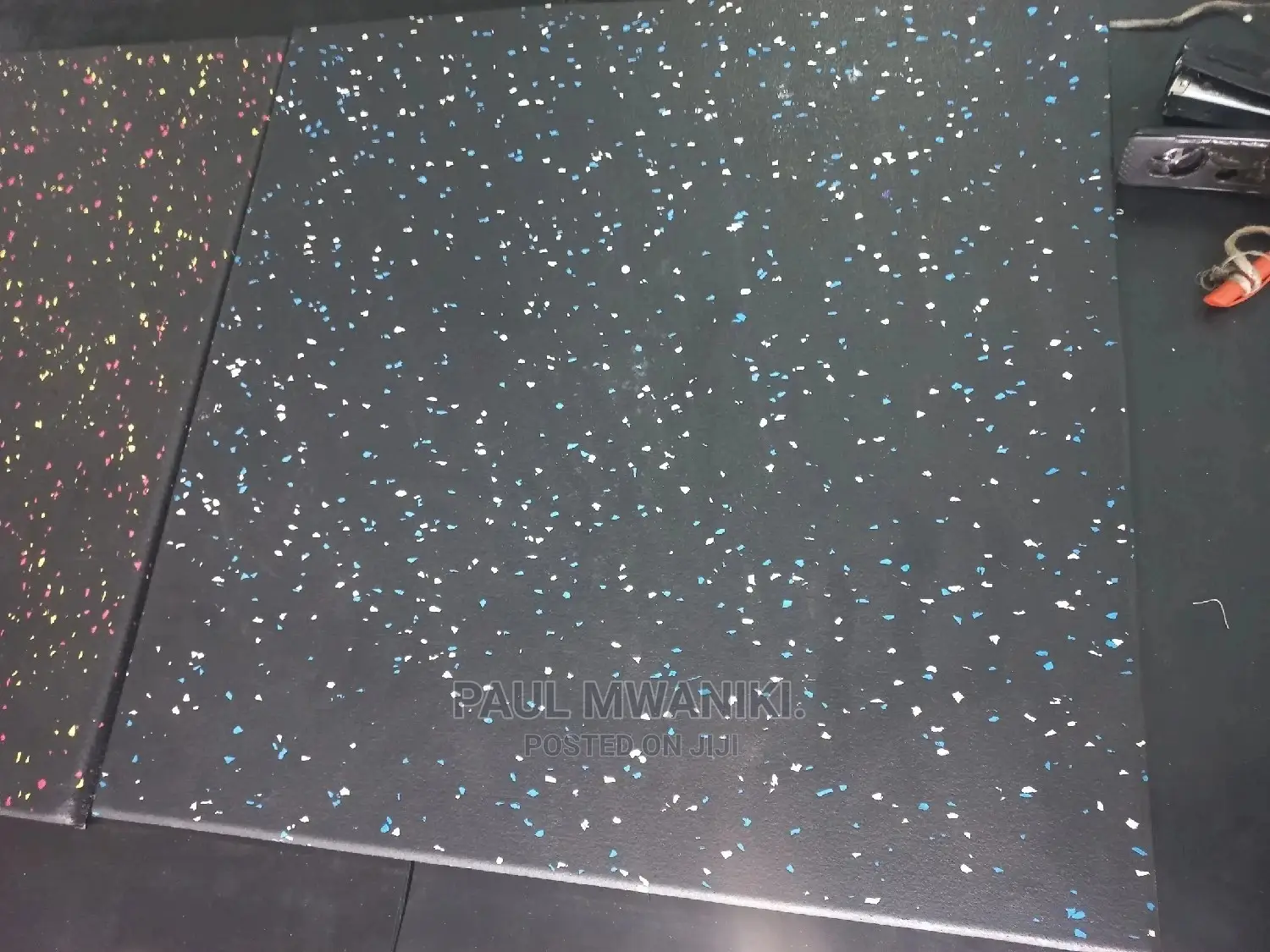 Rubber Gym Tiles. 500mm ×500mm ×15mm