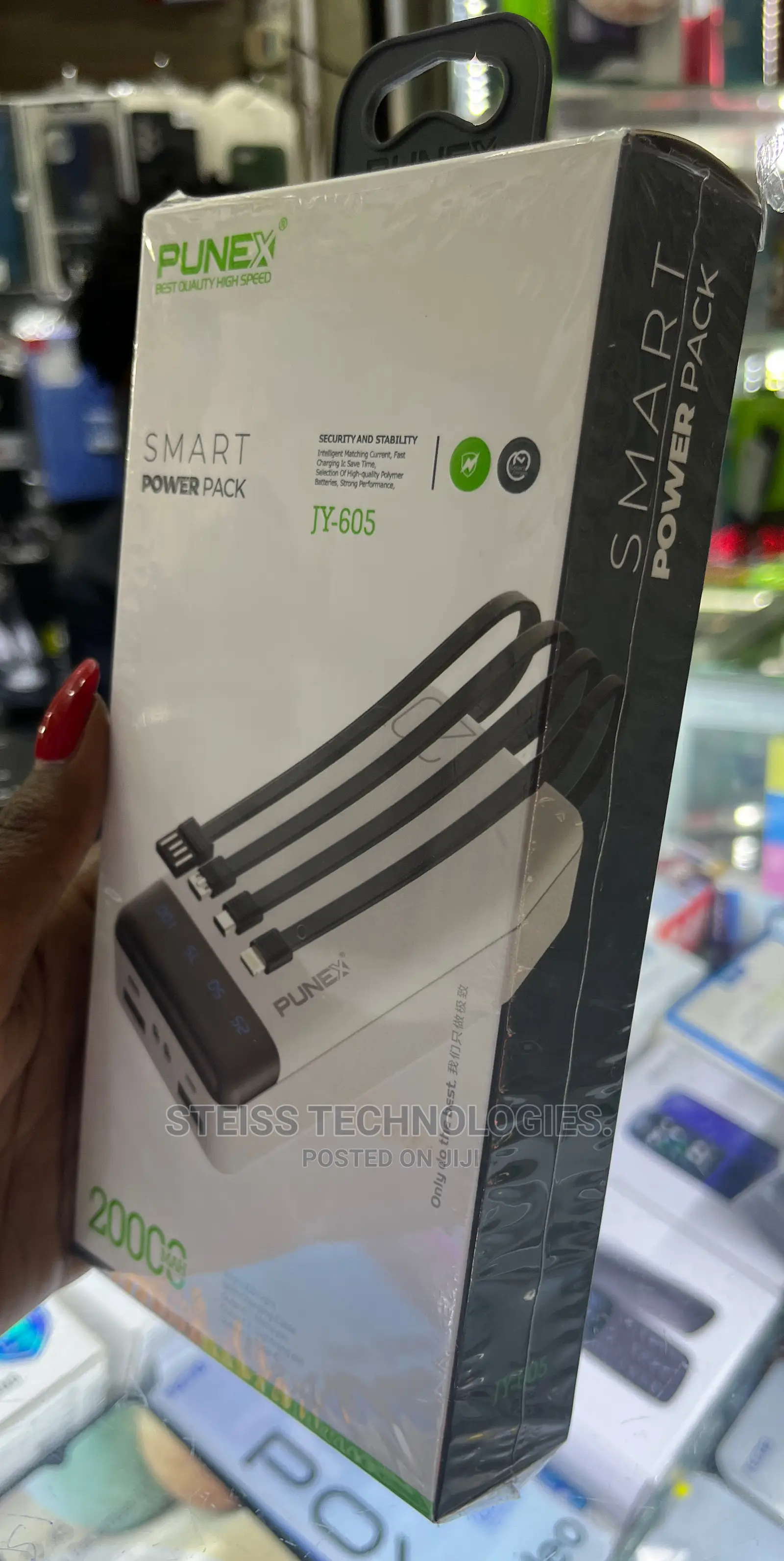 Punex 20000mah YJ 605 Powerbank.