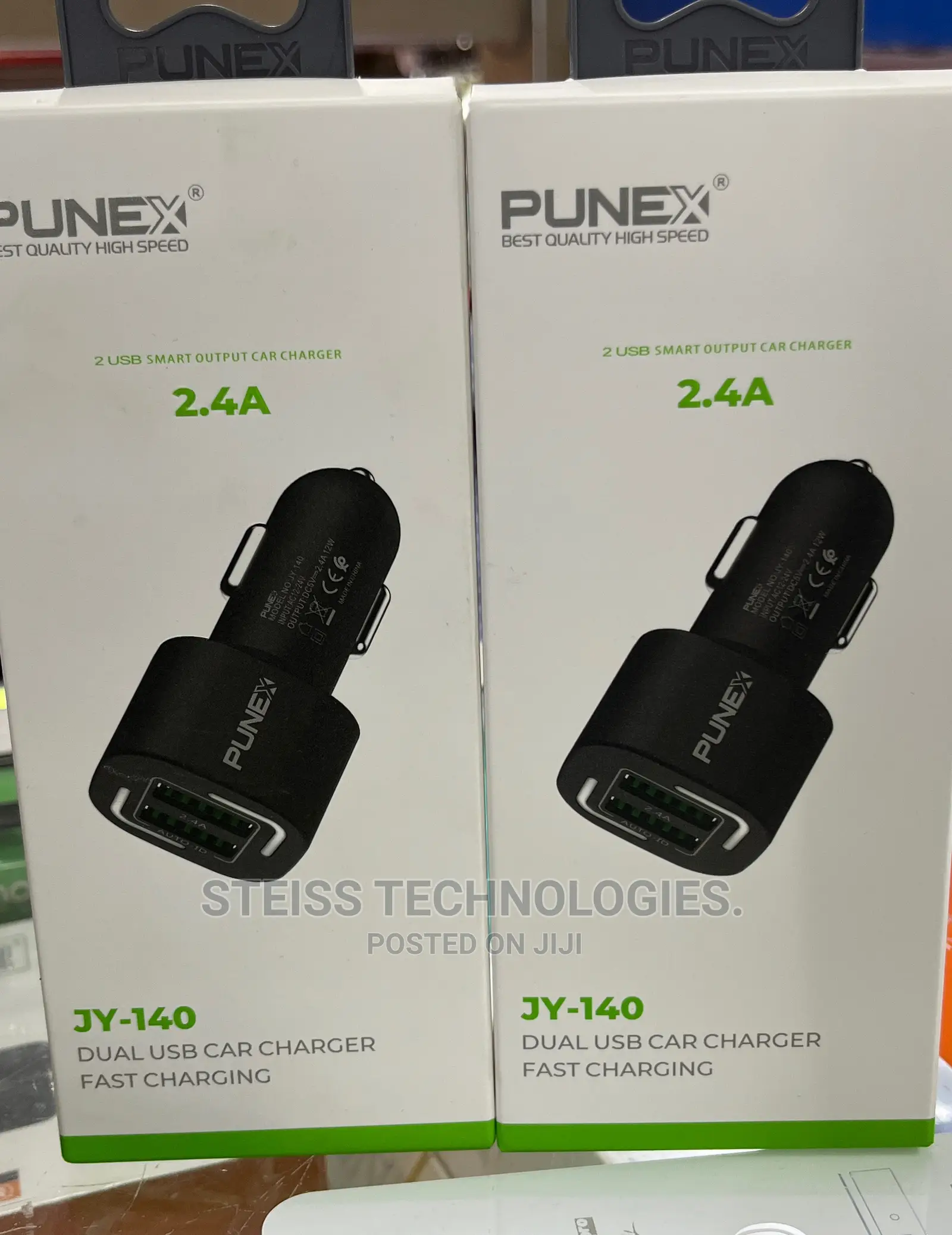 Punex 2.4A Fast Car Charger
