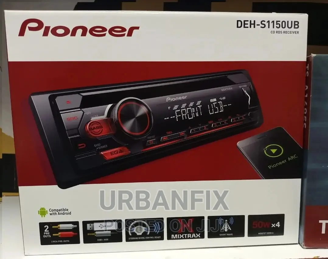 Pioneer Car Radio With CD, USB, AUX