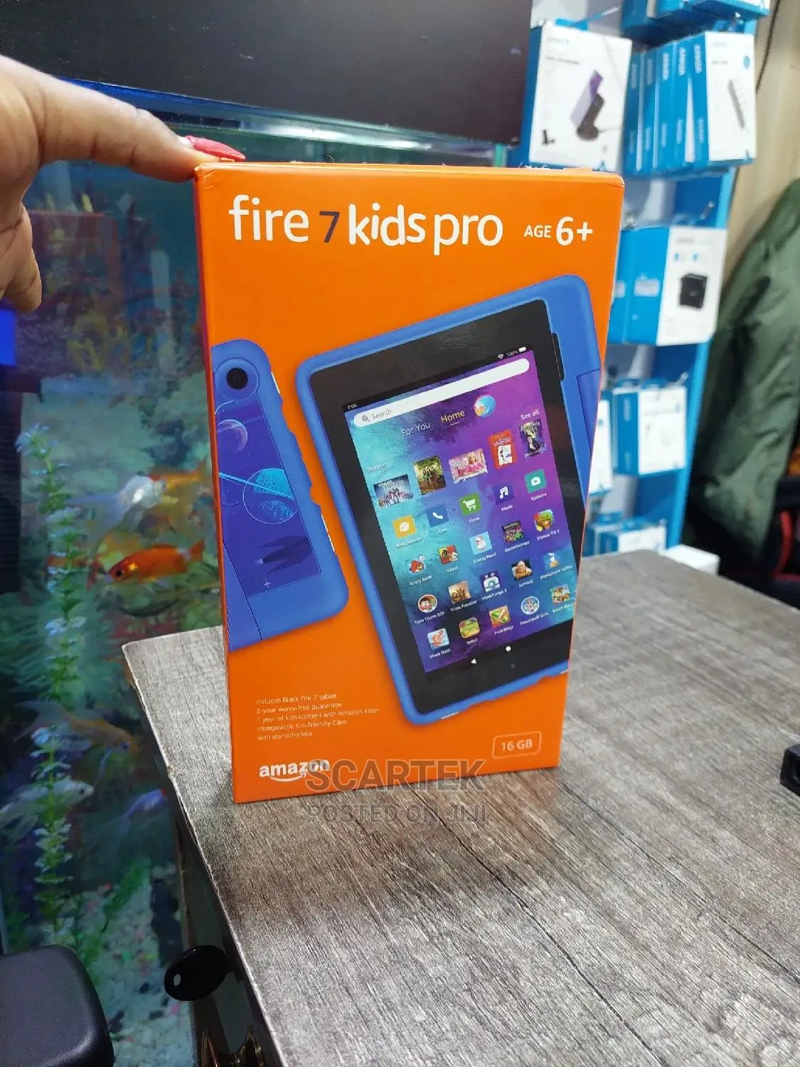 New Amazon Fire 7 Kids Pro 16 GB Blue