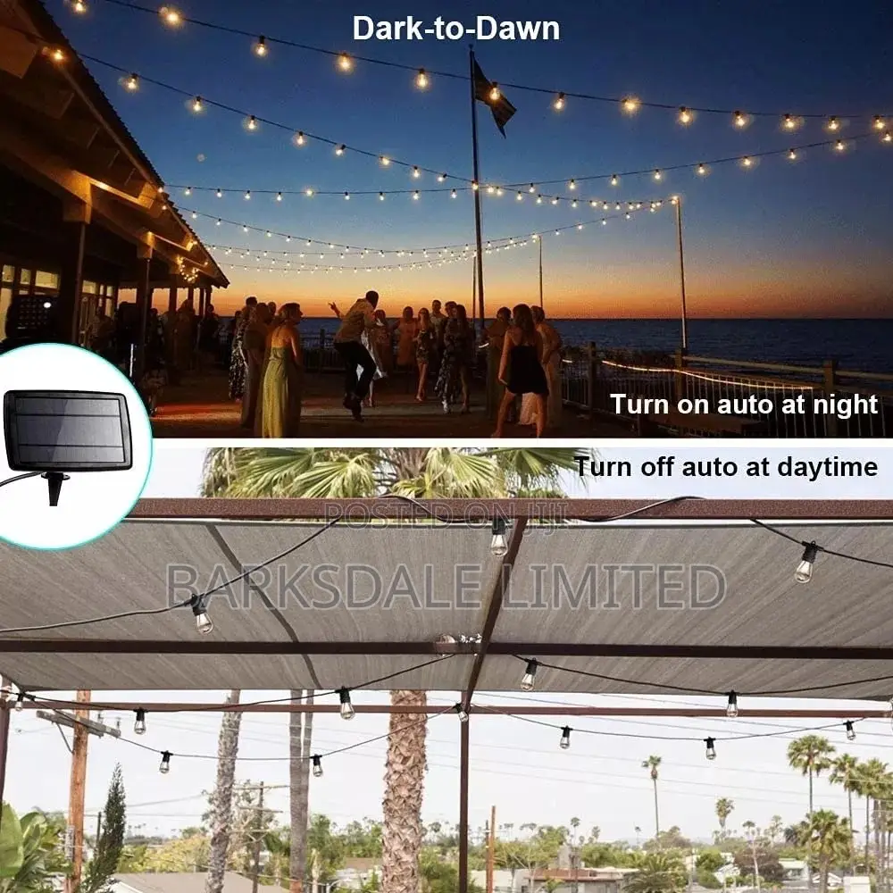 Christmas Xmas LED Bulbs 48ft Outdoor Diamond Garden Lights