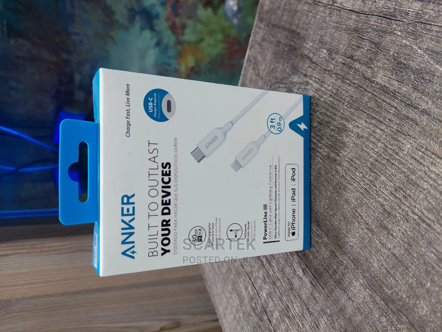 USB C to Lightning Fast Charge Cable (Anker)