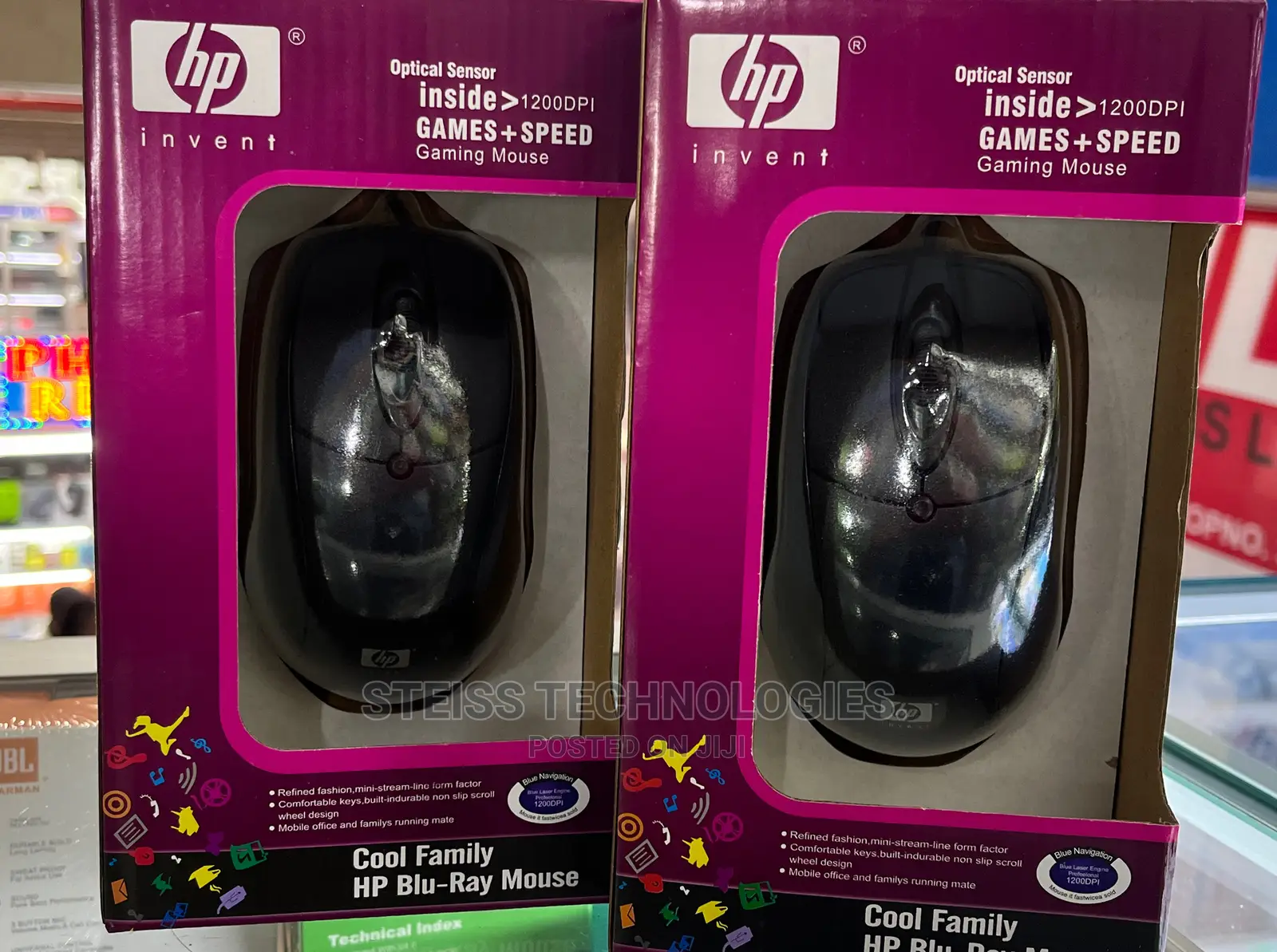 Hp Optical Mouse.