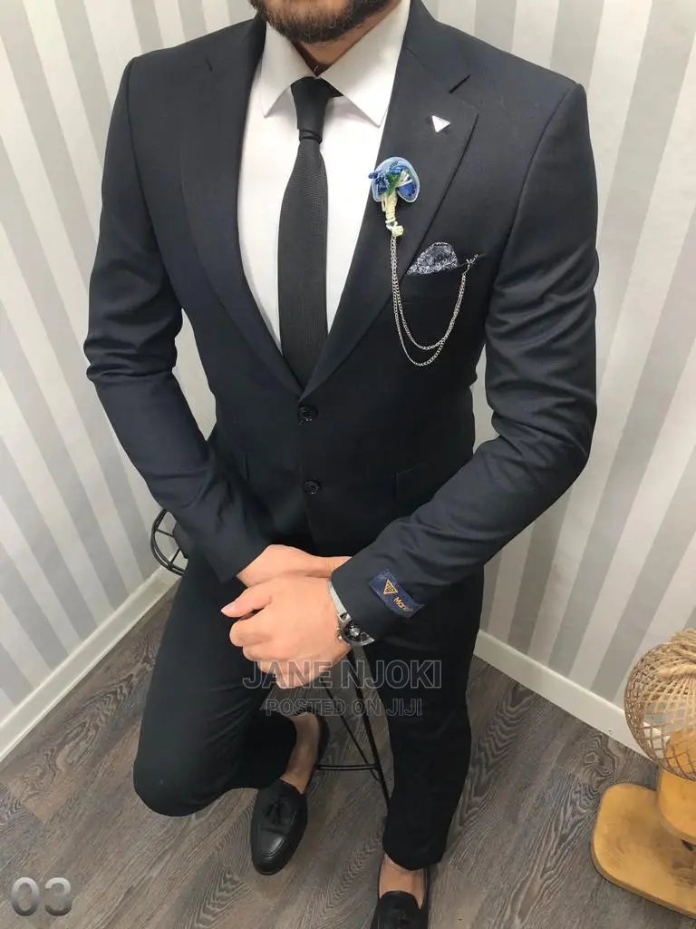 Men Suit Black
