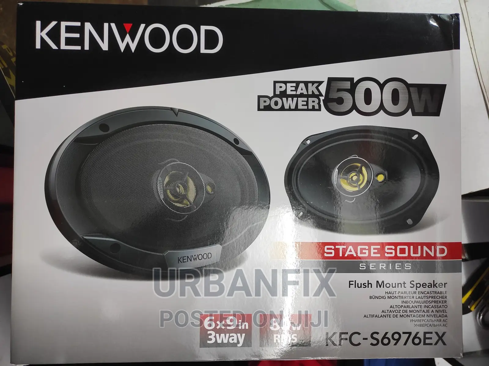 Kenwood 500 Watts Oval Midrange Speakers