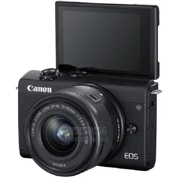 Canon EOS M200 Mirrorless Camera With 15-45mm Lens (Black)