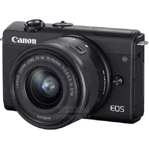 Canon EOS M200 Mirrorless Camera With 15-45mm Lens (Black)