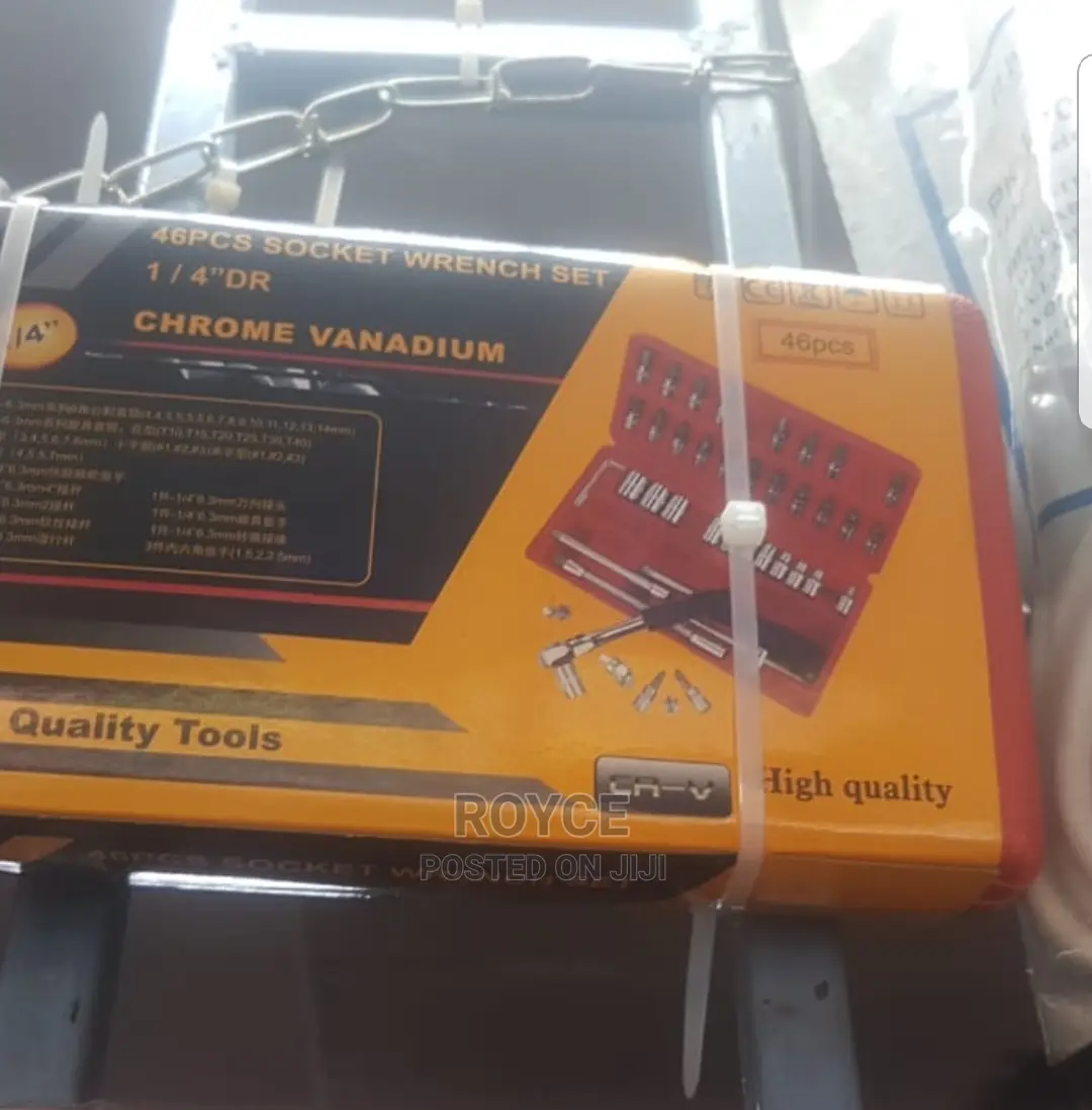 46pcs 1/4" Socket Wrench Set
