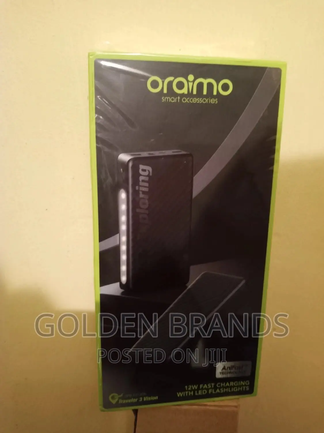 Oraimo 27000 Mah Power Bank, Last 1 Wk + 3level Bright Torch