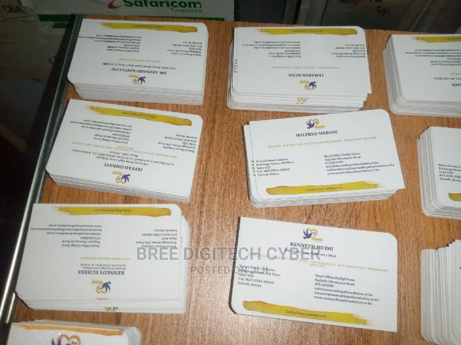 Cooperate Business Cards