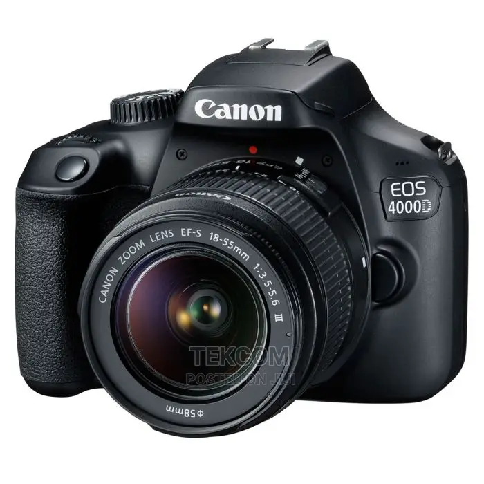 Canon Eos 4000d DSLR Camera Kit With 18-55 Iii Lens