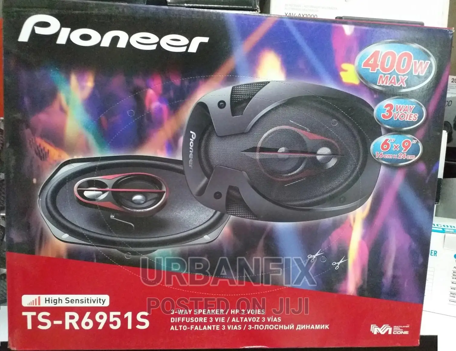 Pioneer 400 Watts 6 by 9 Midrange Speakers