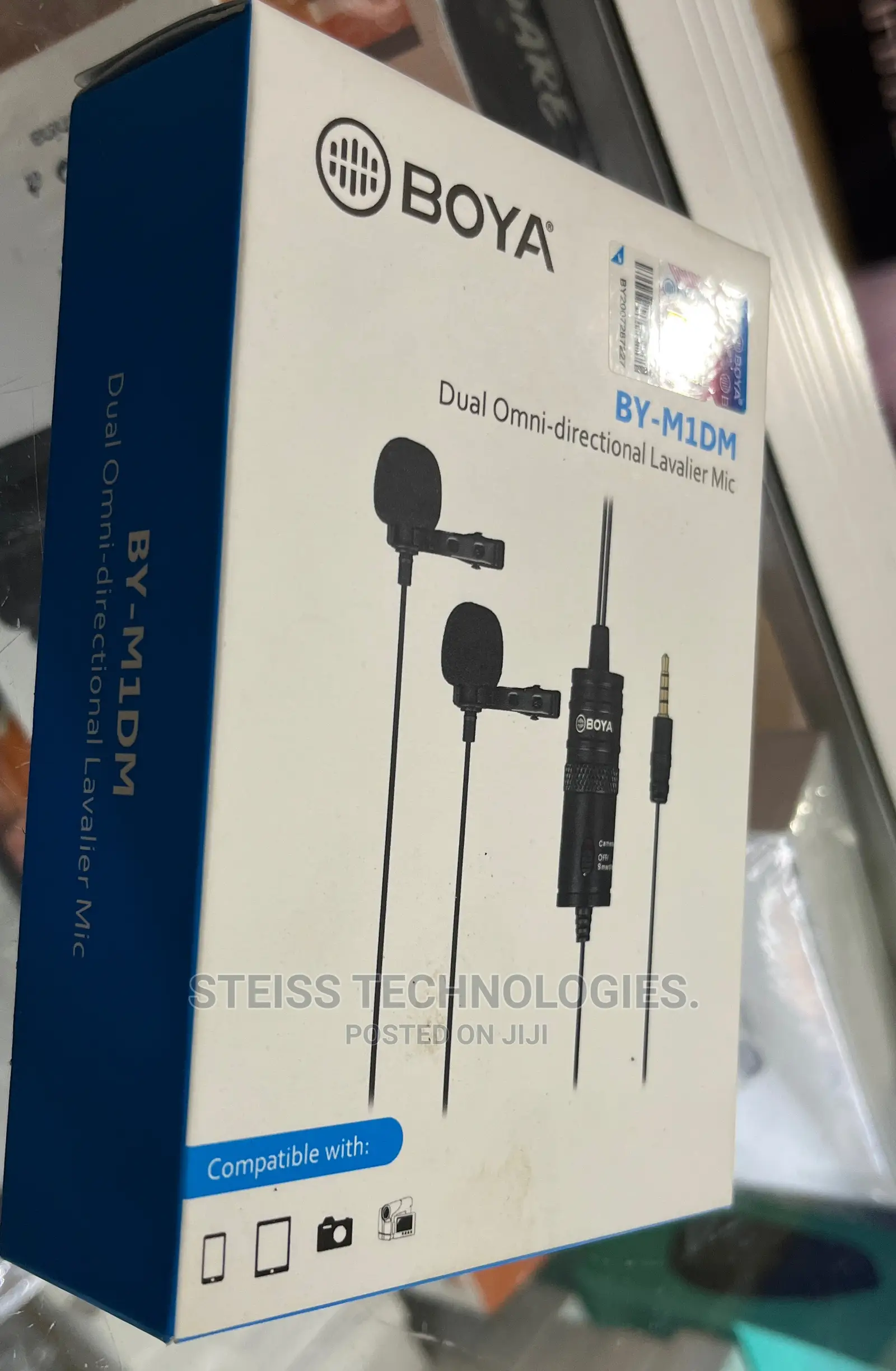 Dual Omni Directional Lavalier Mic.
