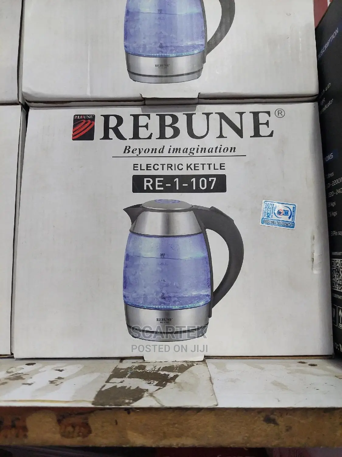 Rebune Electric Glass Kettle (RE-1-107)