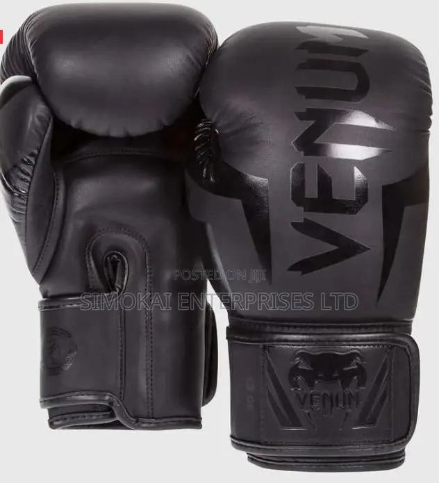 Boxing Gloves Venum Elite Matt Black