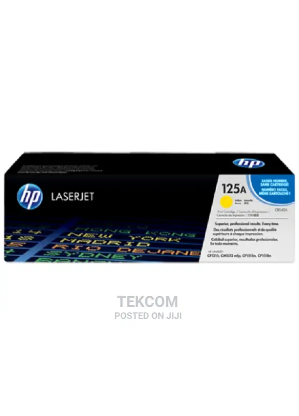 HP 125A Yellow Original Laserjet Toner Cartridge (CB542A)