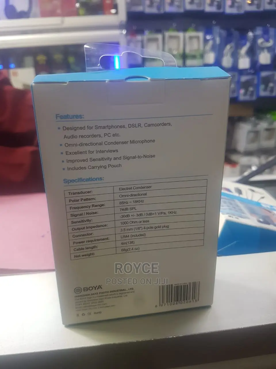 Boya Lavalier Microphone