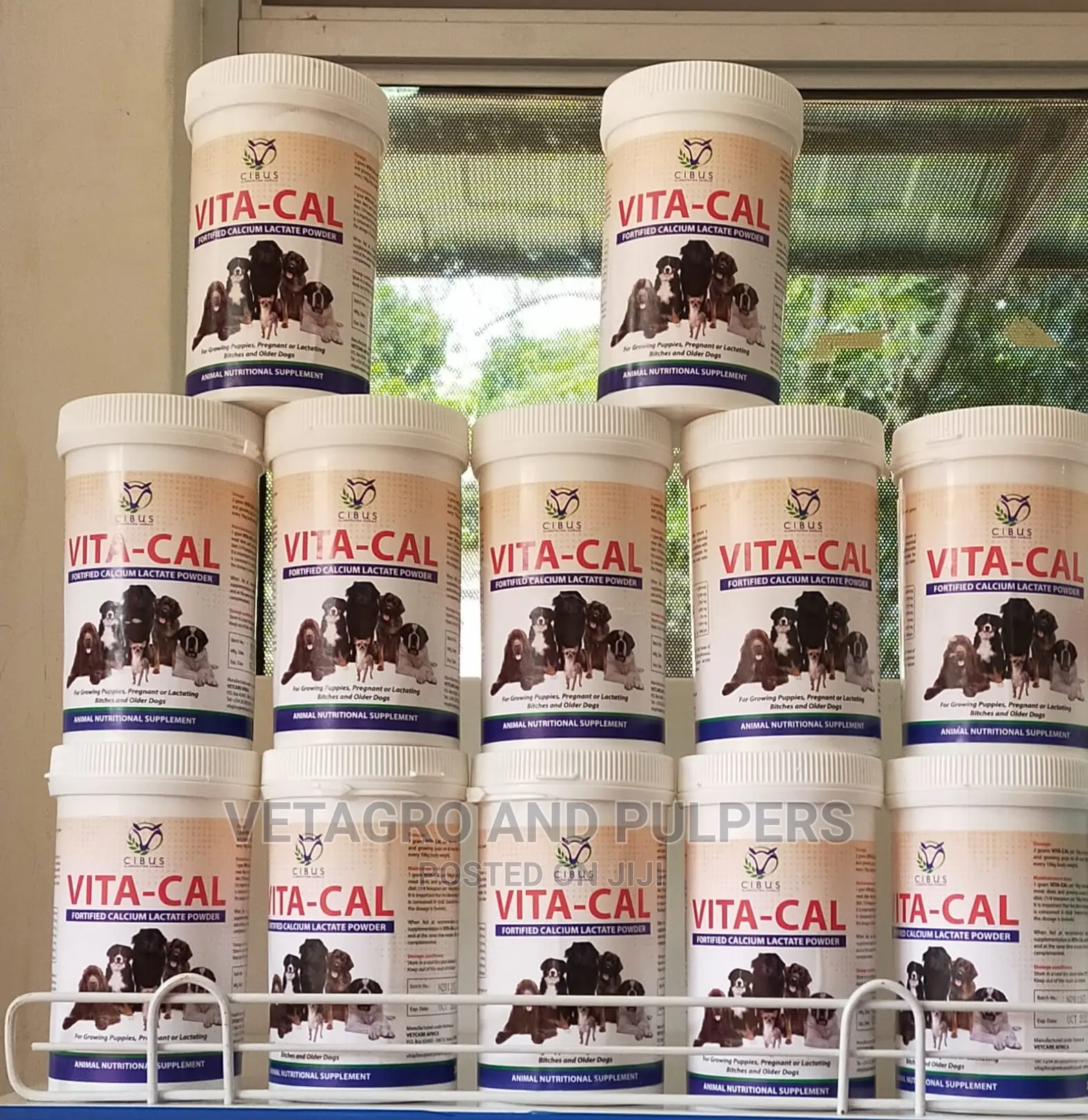 VITA-CAL Calcium Lactate Powder Supplement for Dogs
