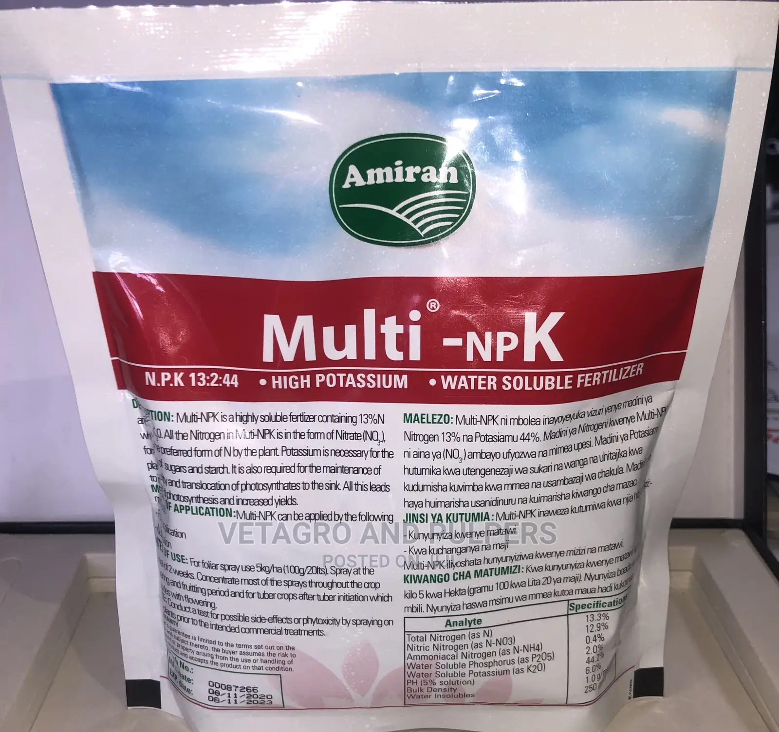 AMIRAN Multi -NPK Fertilizer