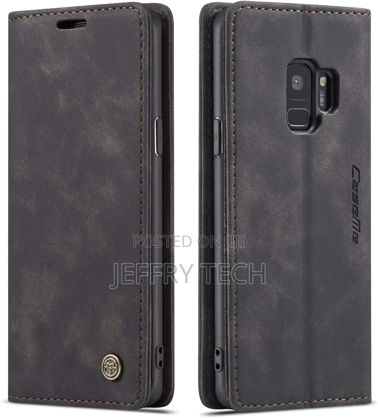 Samsung Galaxy S9 Wallet Case Cover, Magnetic Stand Flip Pro
