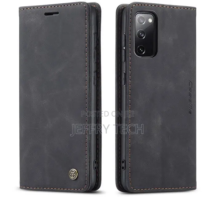 Caseme Samsung Galaxy S20 FE Wallet Magnetic Flip Case Black